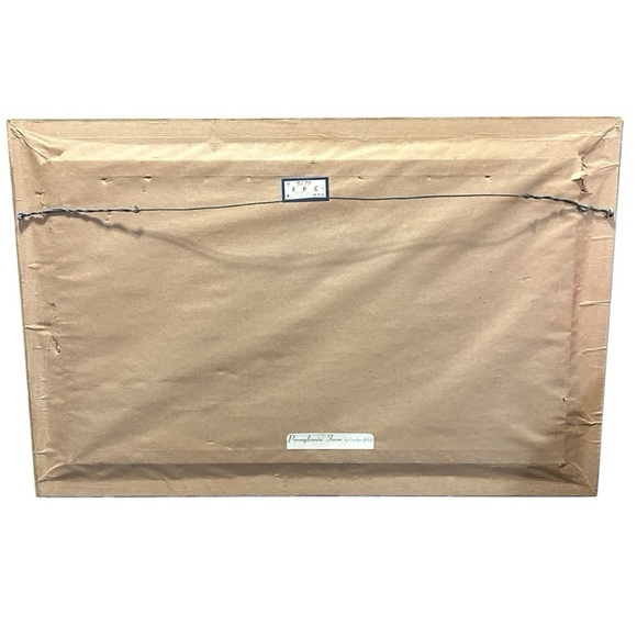 Carolyn Blish Original Signed Watercolor Pennsylvania Farm Framed Art (No. 3694) - Picture 8 of 16